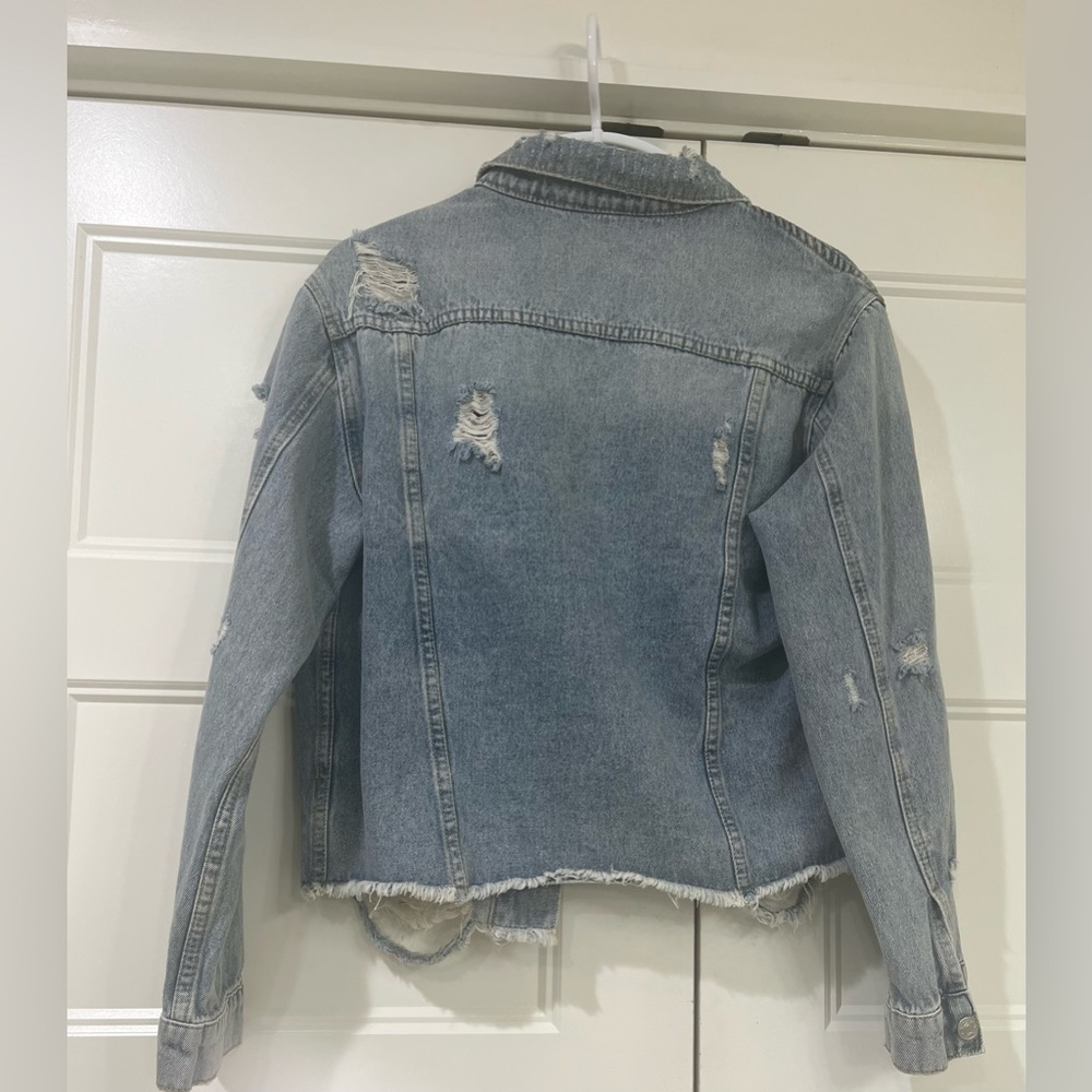 Jean ripped jacket - Picture 4 of 4